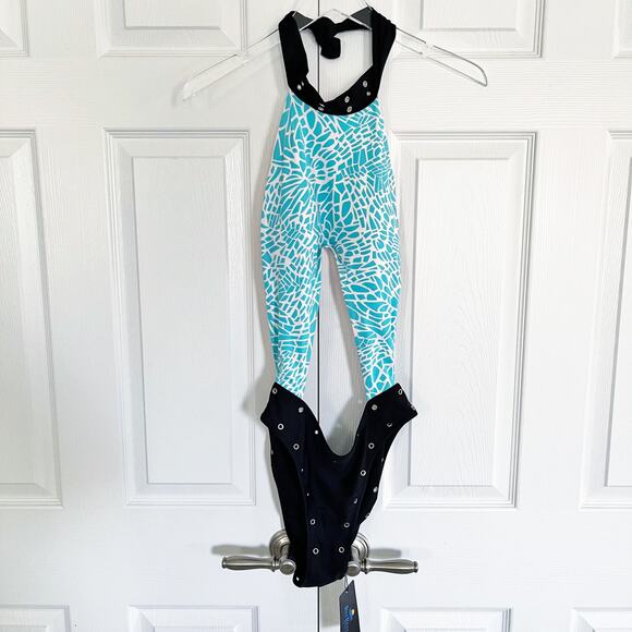 ReeBees Graphic Cut-Out Monokini Swimsuit - Picture 1 of 6